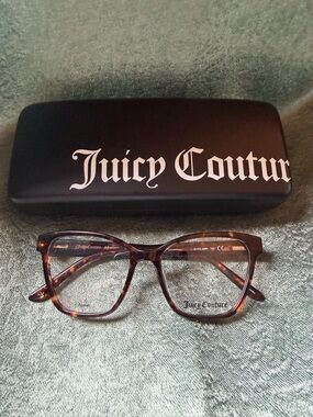 Juicy Couture Tortoise Shell Brown Cat-Eye Eyeglass Frames